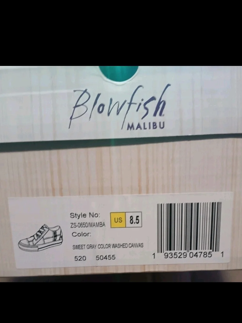 Blowfish Olive Green High-Top Canvas Sneakers with White Sole